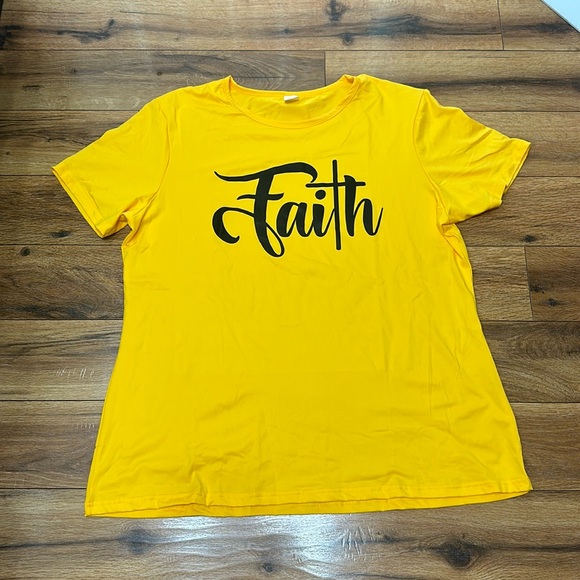 Yellow Faith Shirt - Picture 1 of 1